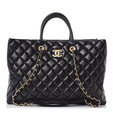 chanel extra large shoping tote|Chanel large shopping tote price.